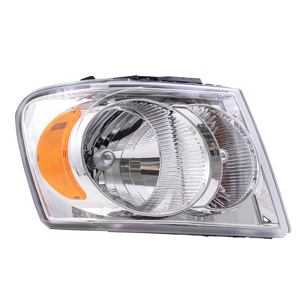Brock Replacement Passenger Headlight Compatible with 2007-2009 Durango 55078018AI