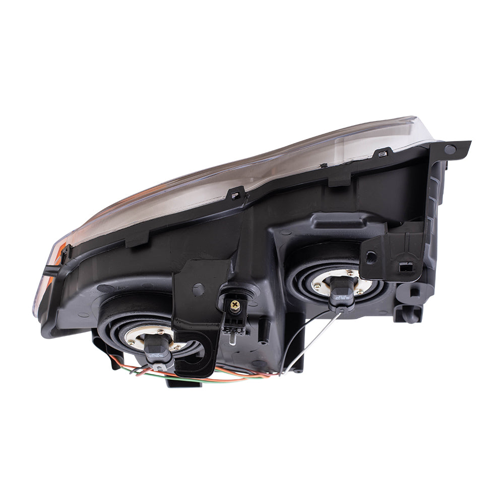Brock Replacement Driver Halogen Headlight Compatible with 2008-2010 Grand Cherokee 55157483AE