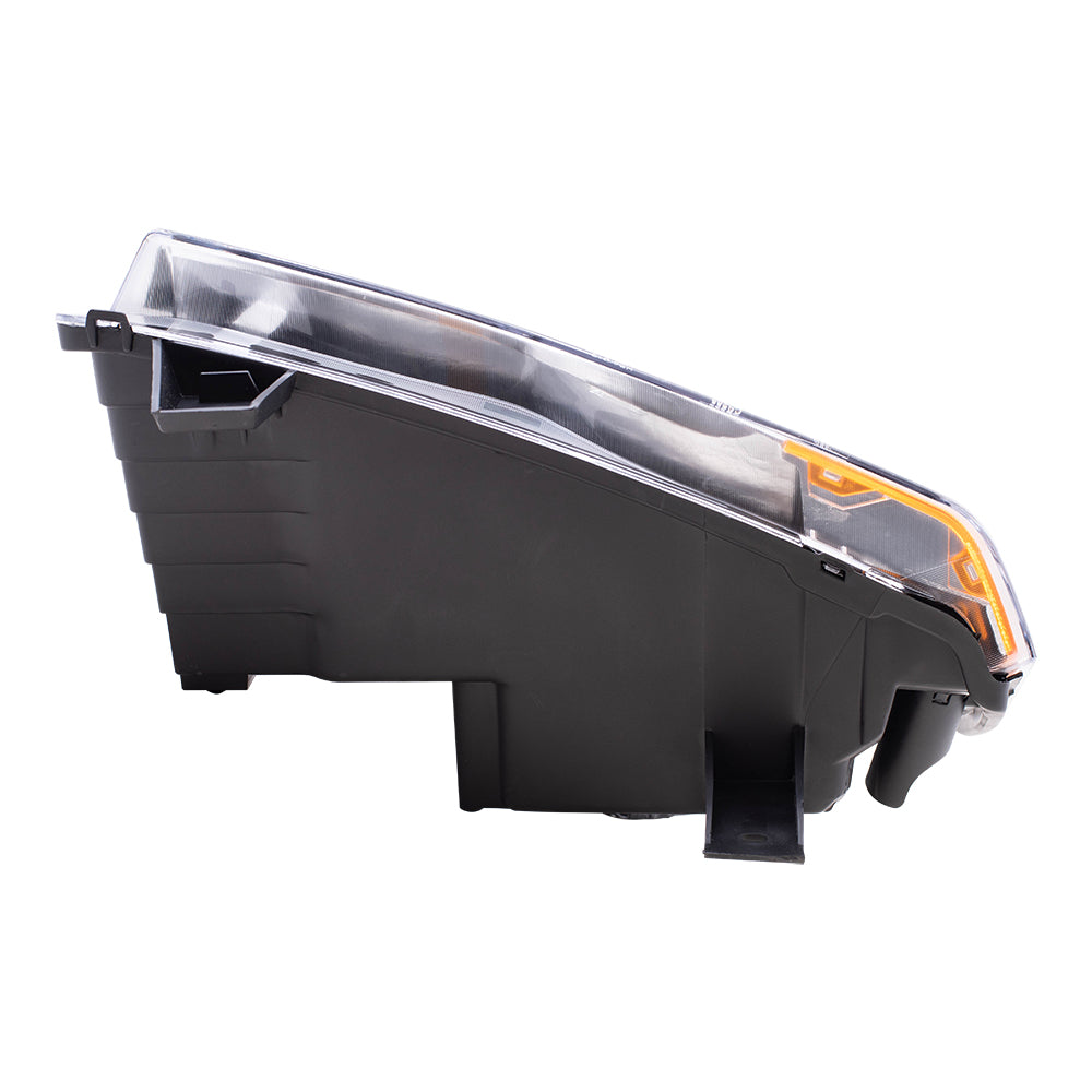 Brock Replacement Driver Halogen Headlight Compatible with 2008-2010 Grand Cherokee 55157483AE