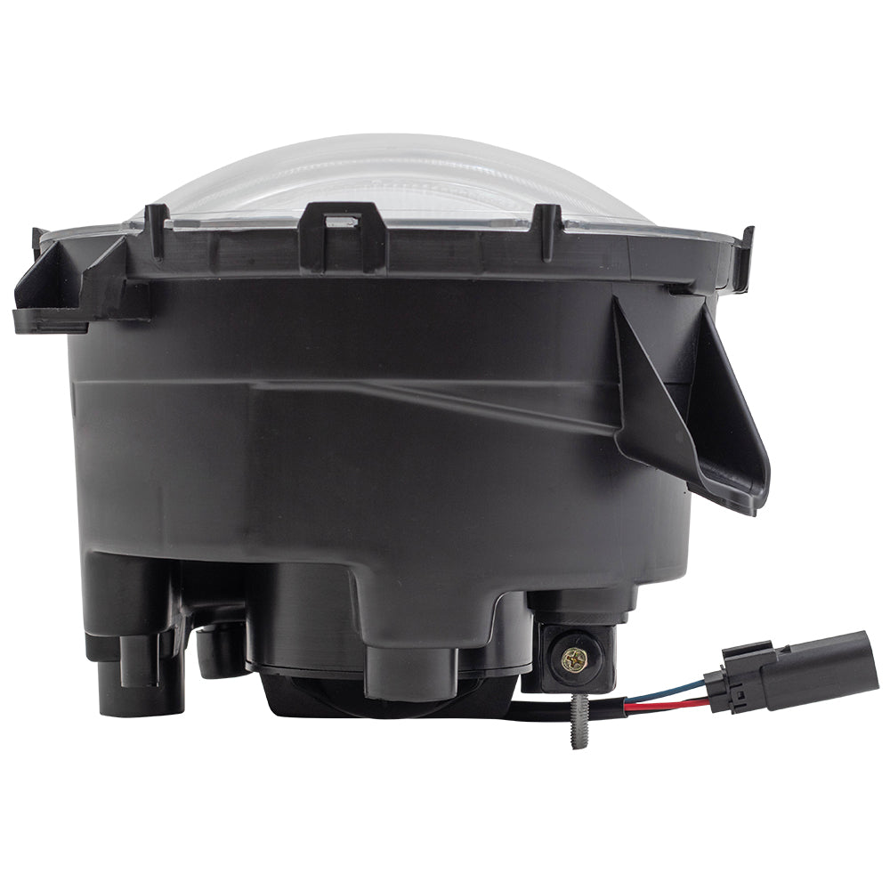 Brock Replacement Passenger Halogen Headlight Compatible with 2018-2024 Wrangler JL 2020-2023 Gladiator 55112872AF