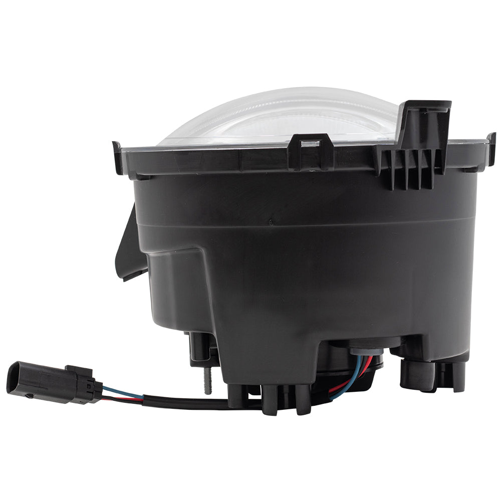 Brock Replacement Passenger Halogen Headlight Compatible with 2018-2024 Wrangler JL 2020-2023 Gladiator 55112872AF