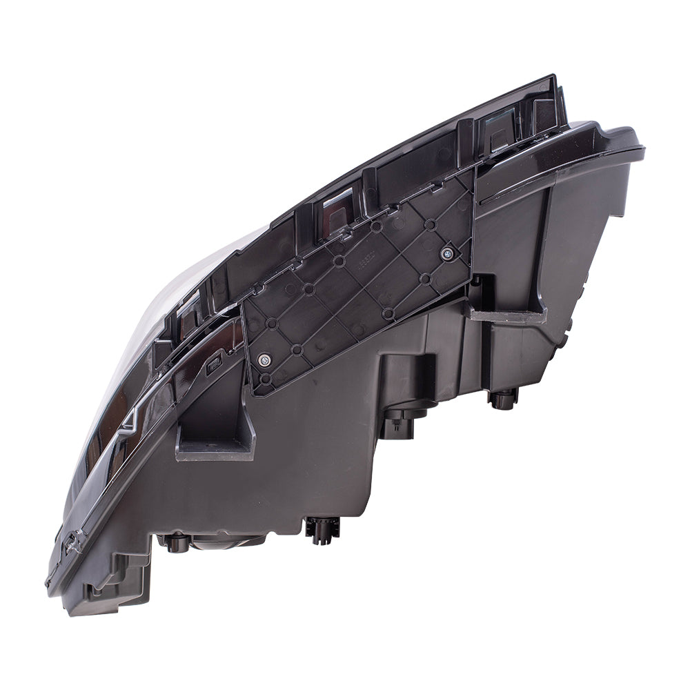 Brock Replacement Set Driver and Passenger Halogen Headlights Compatible with 2015 Charger