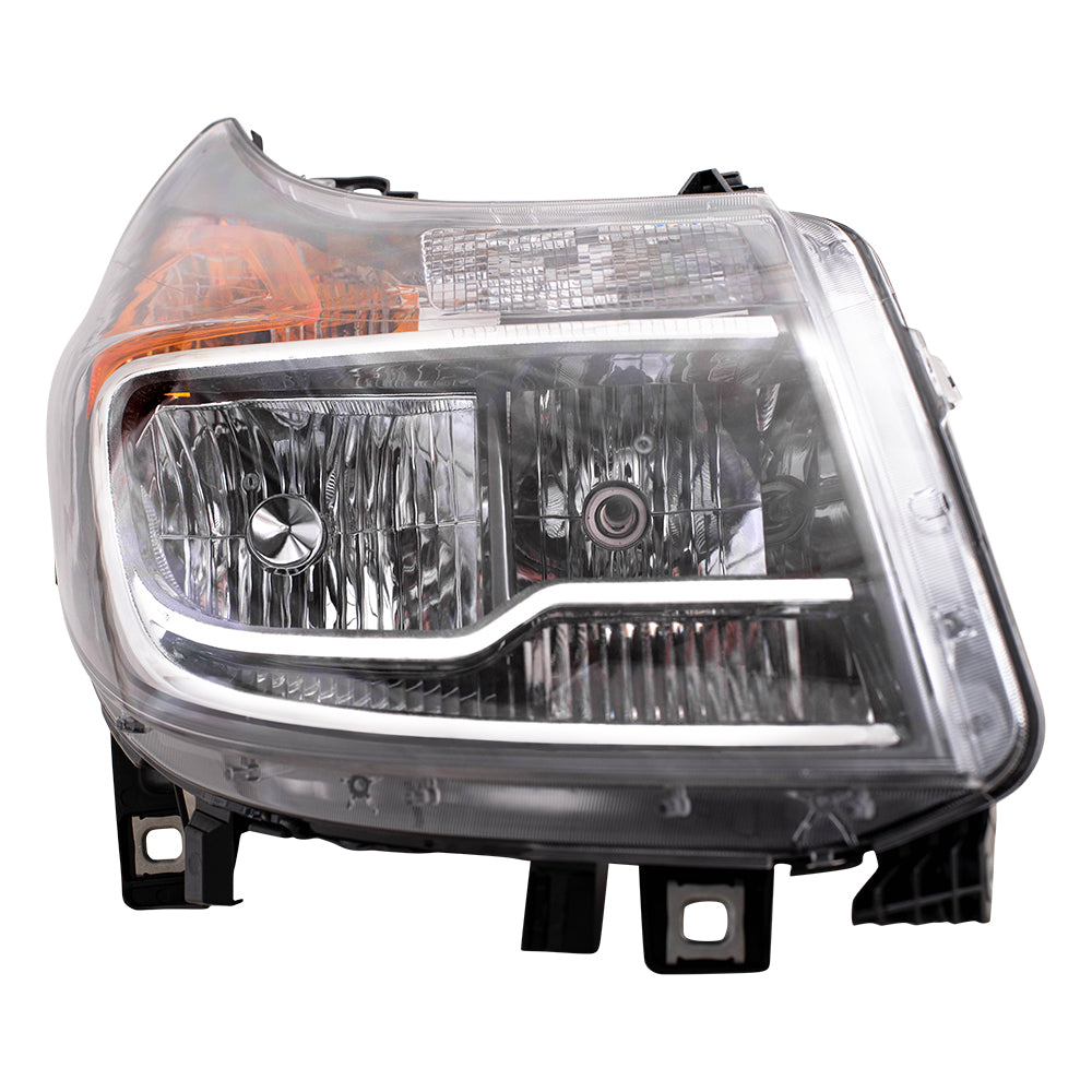 Brock Replacement Driver Halogen Combination Headlight Compatible with 2014-2020 Promaster