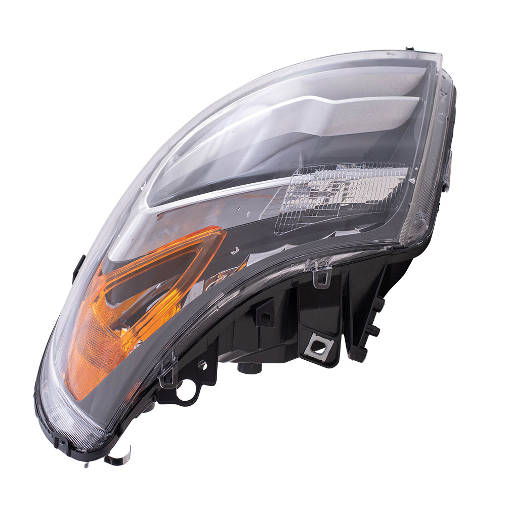 Brock Replacement Driver Halogen Headlight with Daytime Running Lights Compatible with 2014-2020 Promaster Van