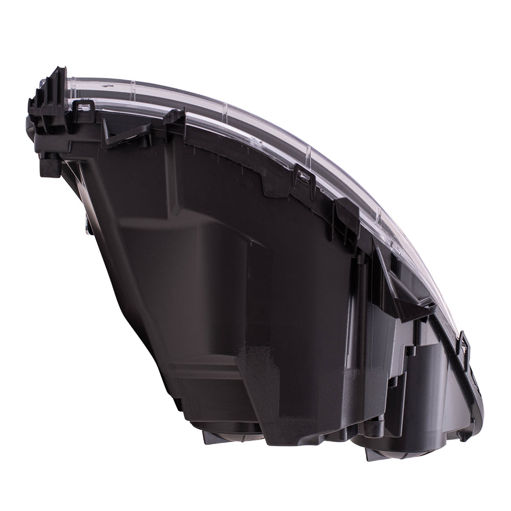 Brock Replacement Driver Halogen Headlight with Daytime Running Lights Compatible with 2014-2020 Promaster Van