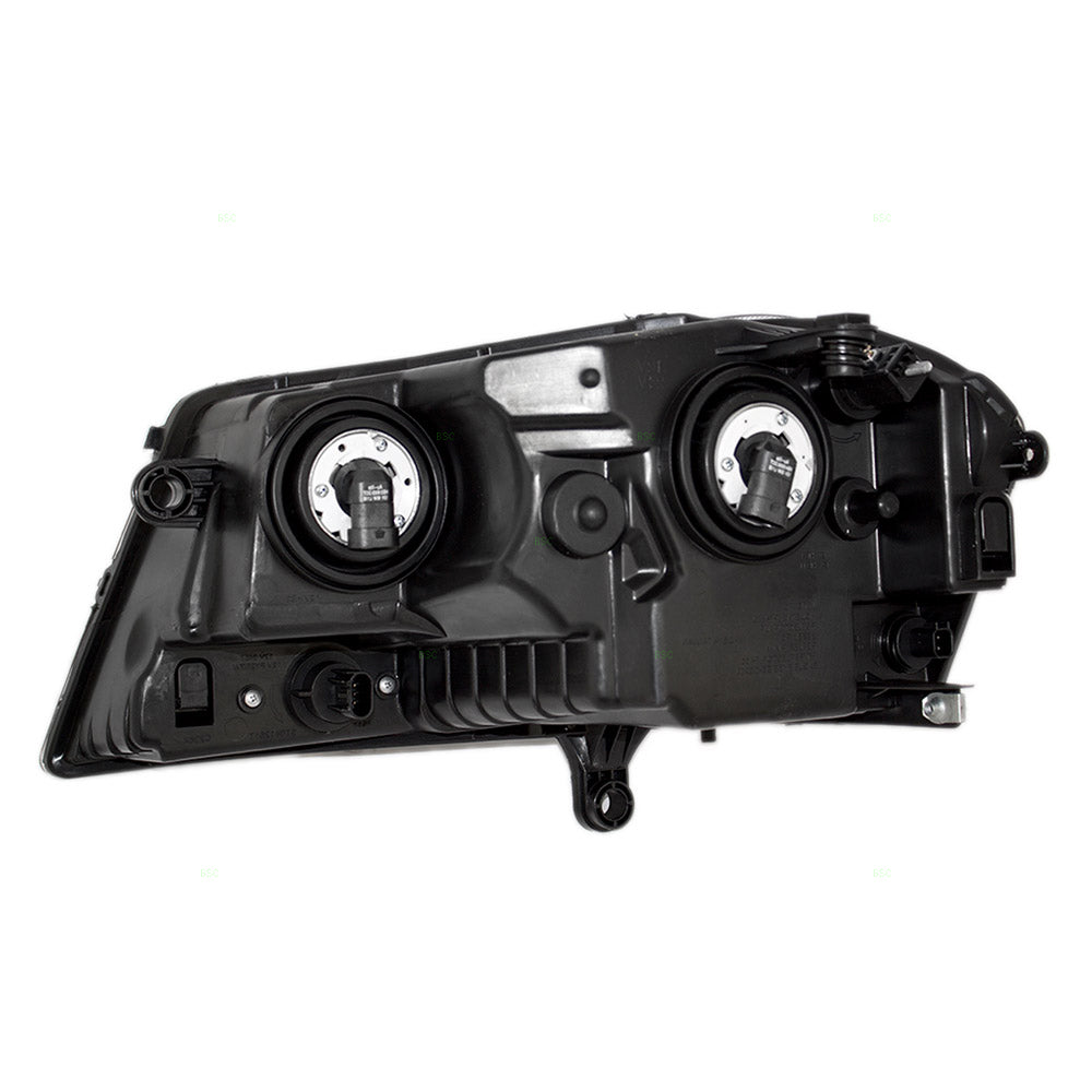 Brock Replacement Passenger Headlight with Black Bezel Compatible with 2008-2013 Avenger 5303744AD