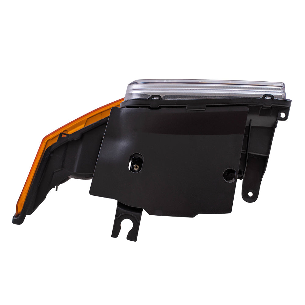 Brock Replacement Driver Halogen Headlight Compatible with 2006-2010 Commander 55396537AI