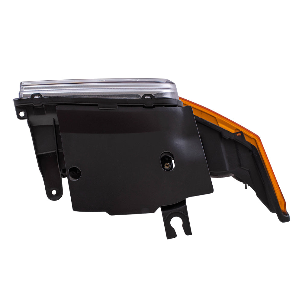 Brock Replacement Passenger Halogen Headlight Compatible with 2006-2010 Commander 55396536AI