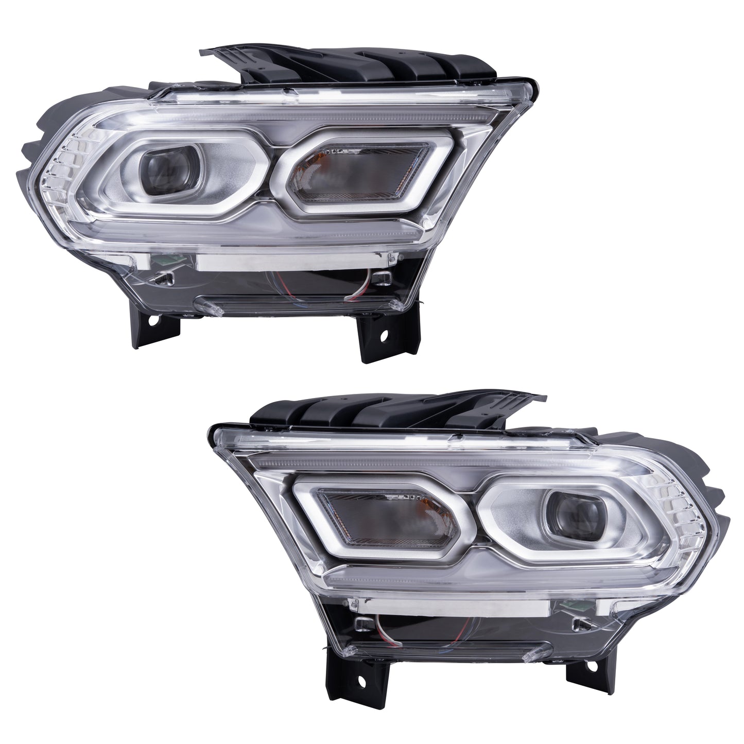 Headlight for 2021-2023 Durango LED w/Standard Signal Chrome w/o Auto High Beam 68433777AF Set