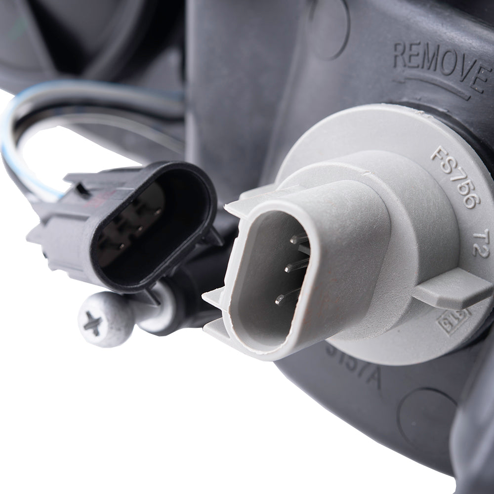 Headlight for 2019-2023 1500 Classic Standard Type w/ Chrome Bezel for 2013-2018 1500 for 2013-2018 2500 68096439AJ Set CH2502242