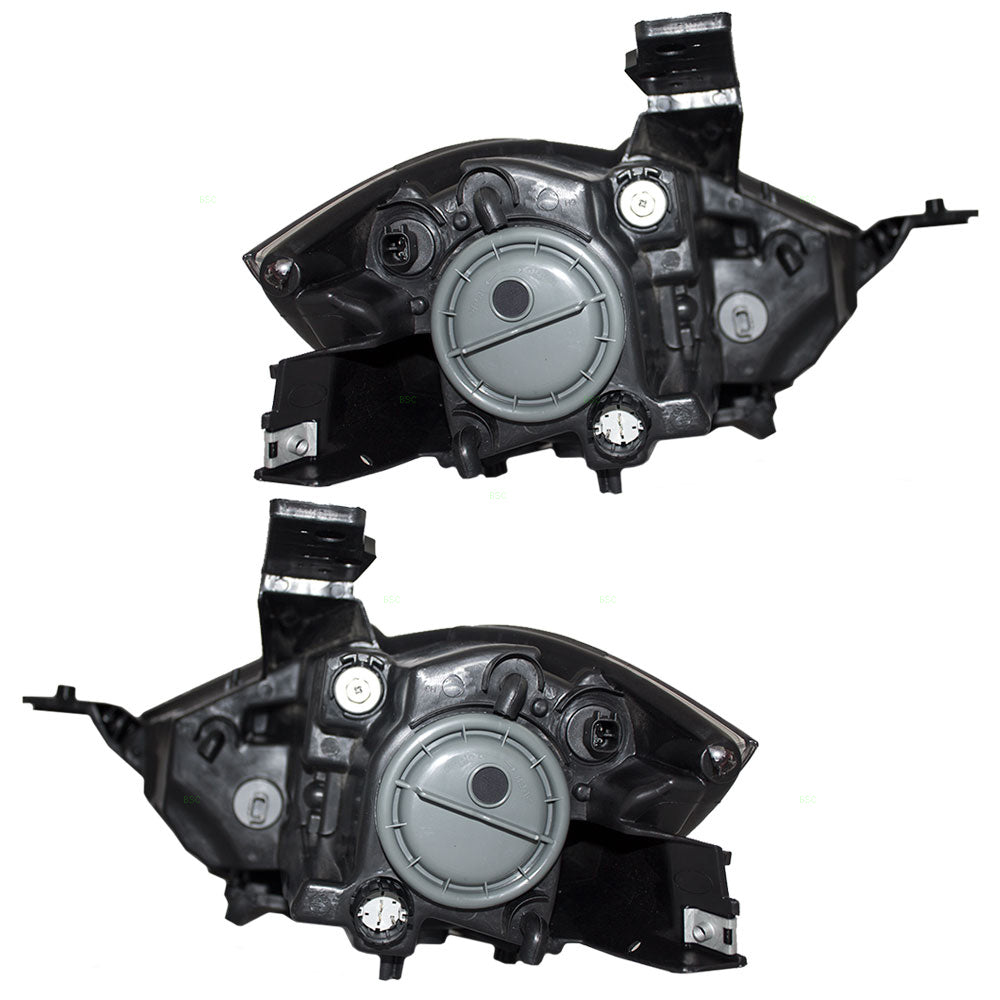 Headlight for 2013-2015 Dart w/ Black Trim 68085141AL Set