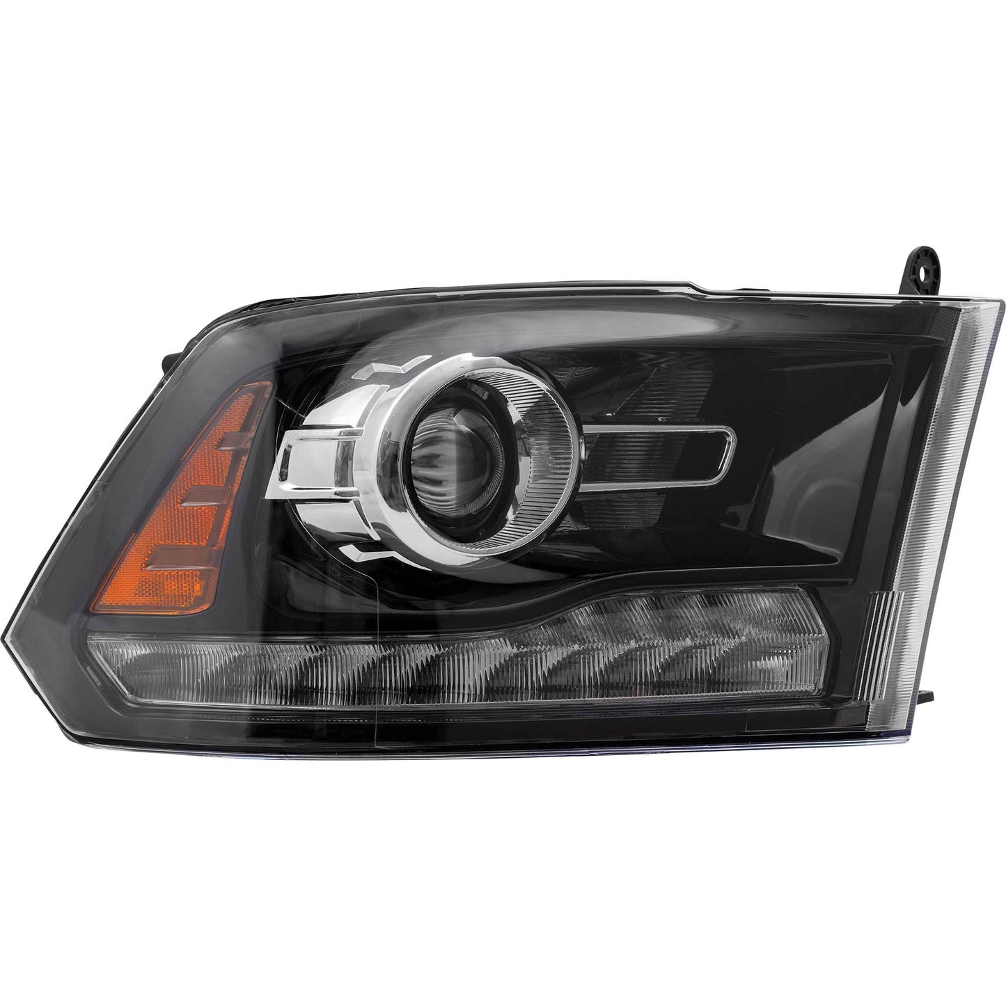 Brock Replacement Set Driver and Passenger Halogen Projector Headlights Compatible with 2013-2015 Pickup Truck