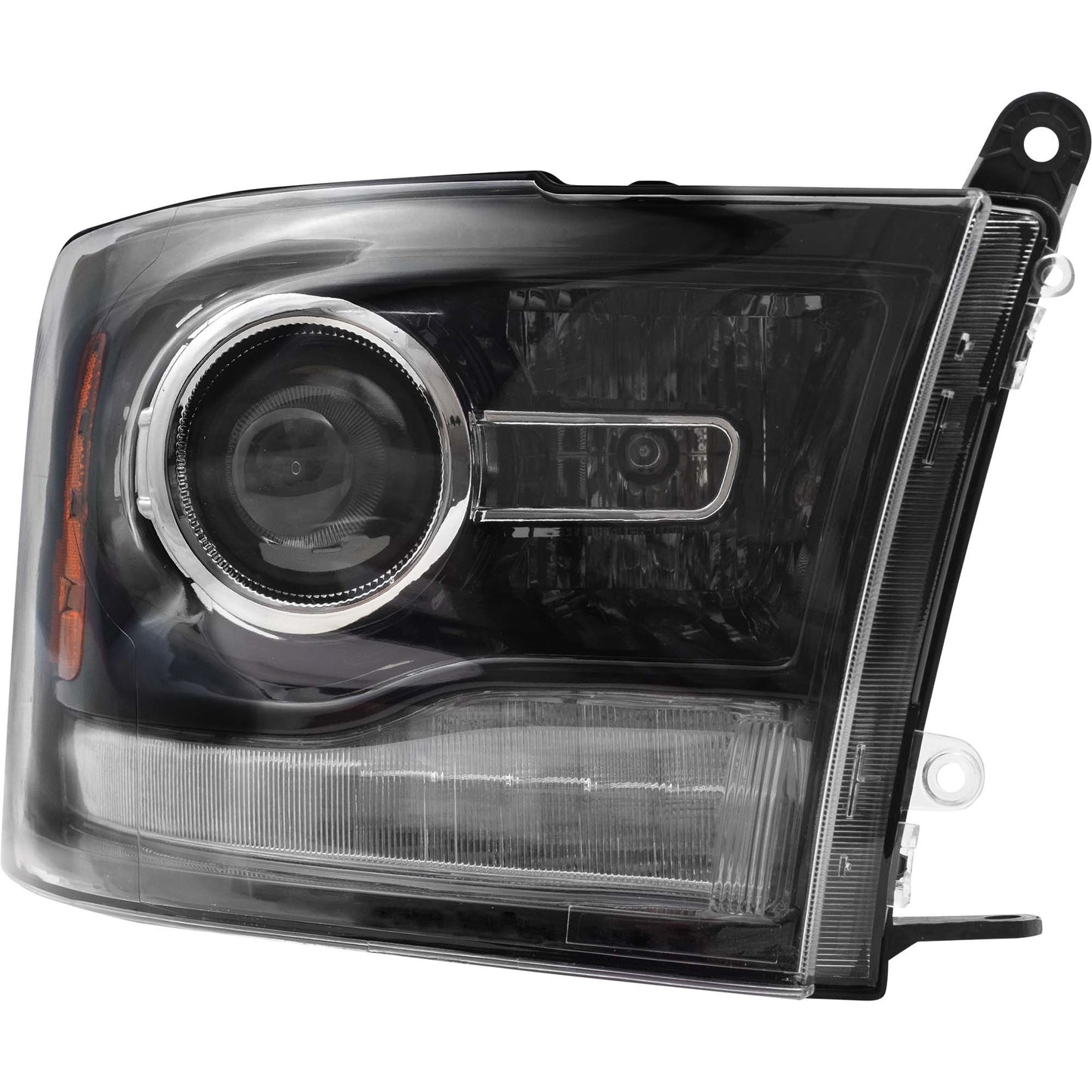 Brock Replacement Passenger Halogen Projector Headlight Compatible with 2013-2015 Pickup Truck