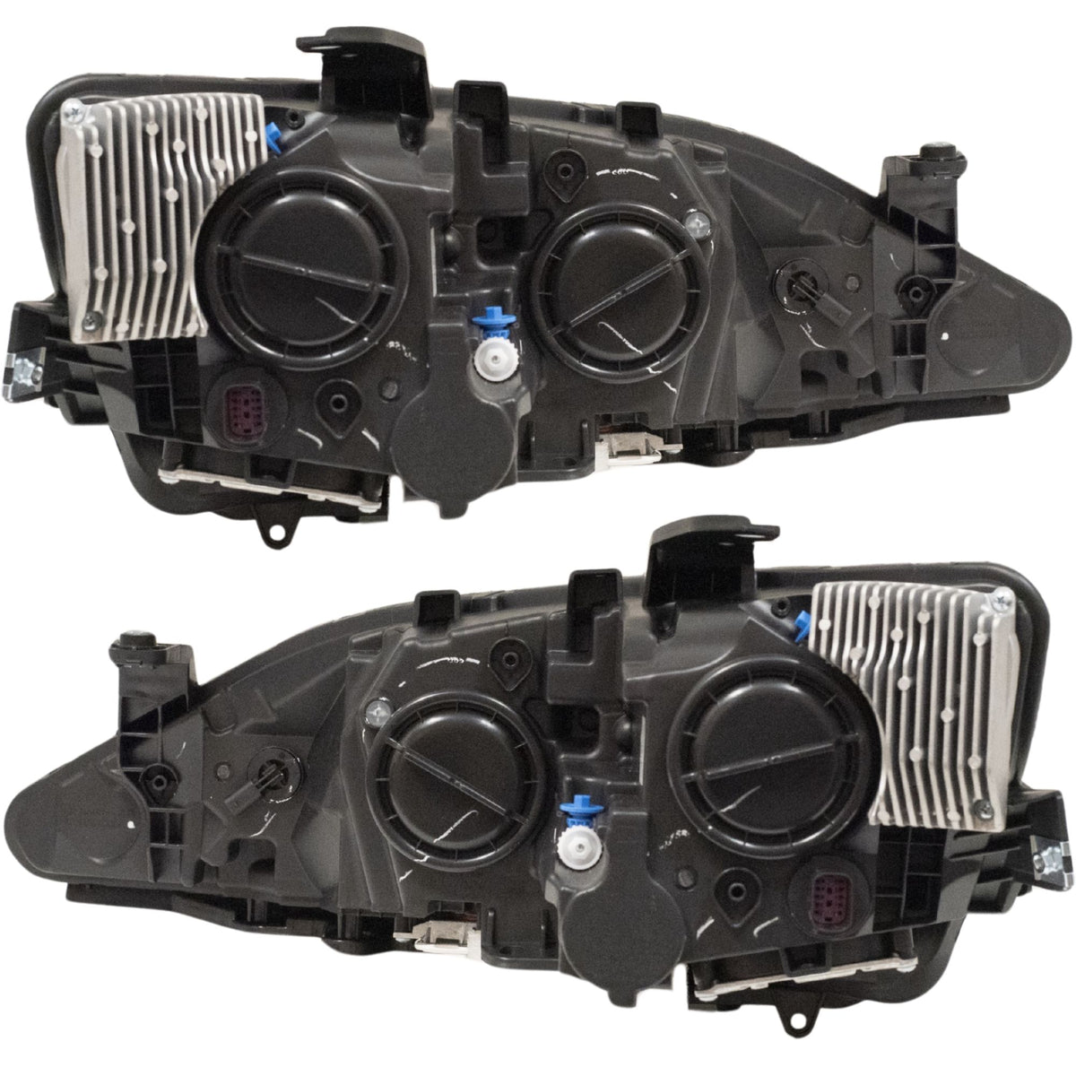 HID Headlight for 2017-2020 Pacifica Quad w/ Black Bezel-DRL-HID Kit 68370847AD Set CH2502319