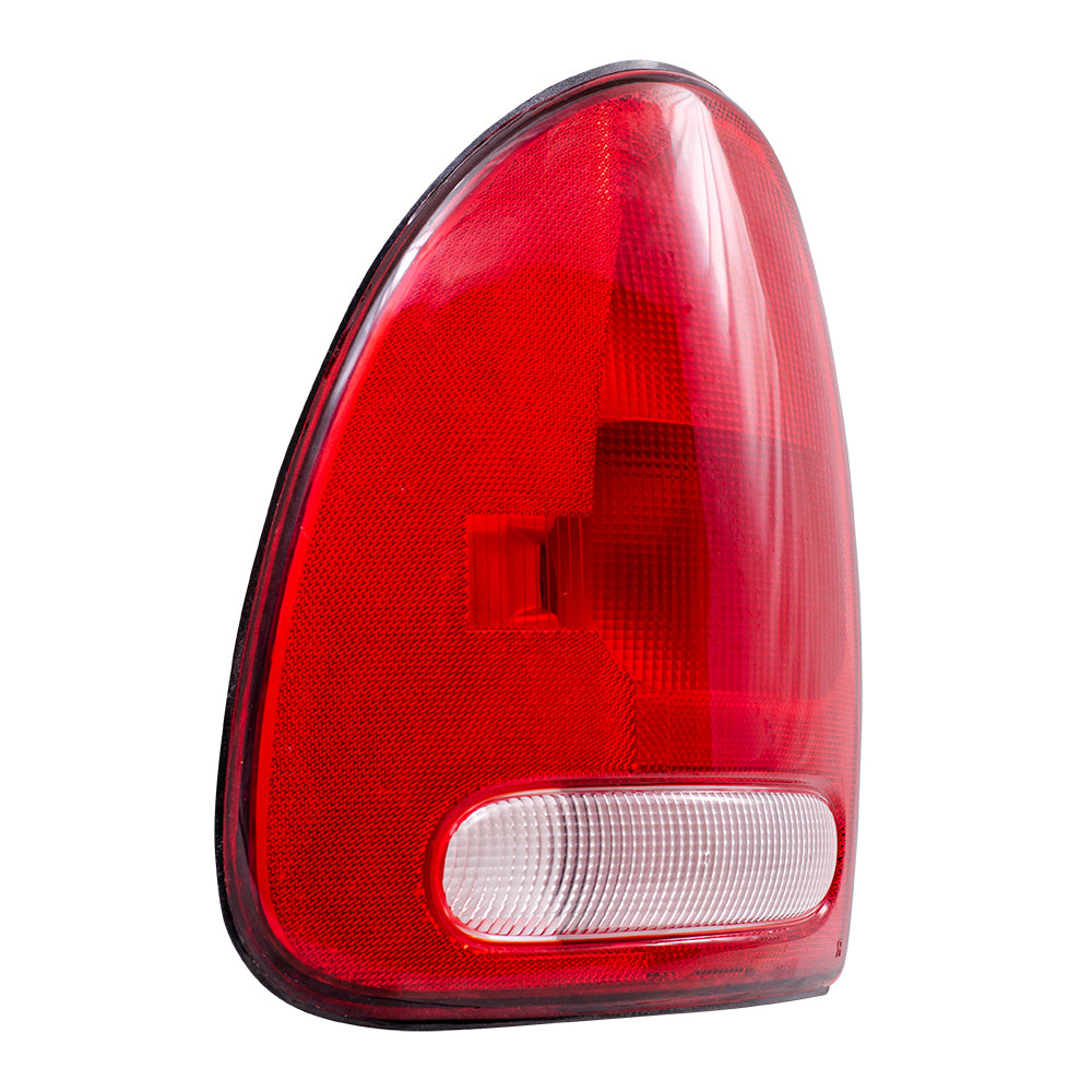 Brock Replacement Driver Tail Light with Circuit Board Compatible with 1996-2000 Carvan Voyager Town & Country 4576245