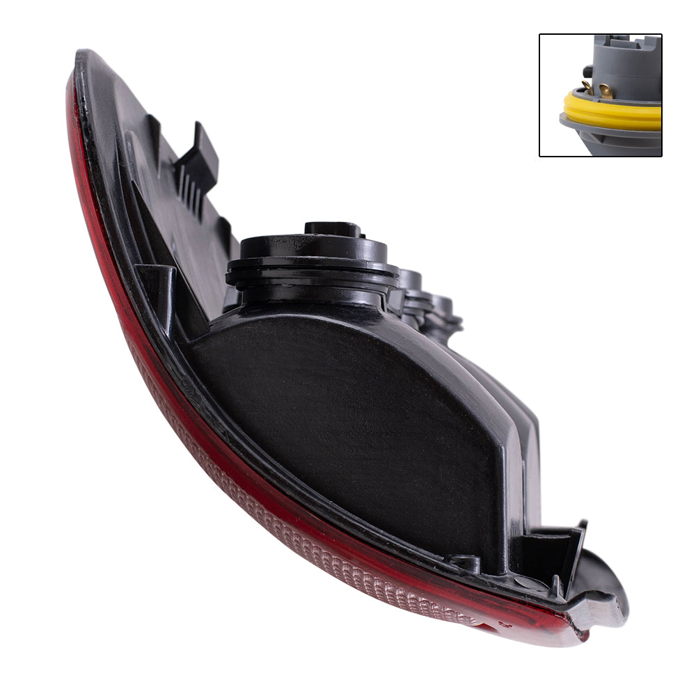 Brock Replacement Tail Light W/Circuit Board & Tail Light Bulb Sockets W/O Bulbs 4 Piece Set Compatible with 96-00 Town & Country/Caravan/Grand Caravan/Voyager/Grand Voyager 98-03 Durango