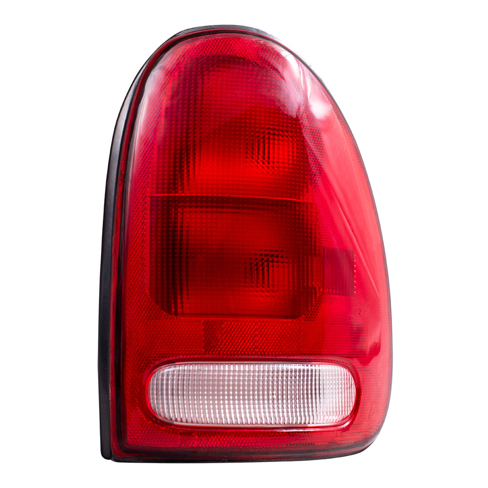 Brock Replacement Passenger Taillight with Circuit Board Compatible with 1996-2000 Caravan Voyager Town & Country 4576244
