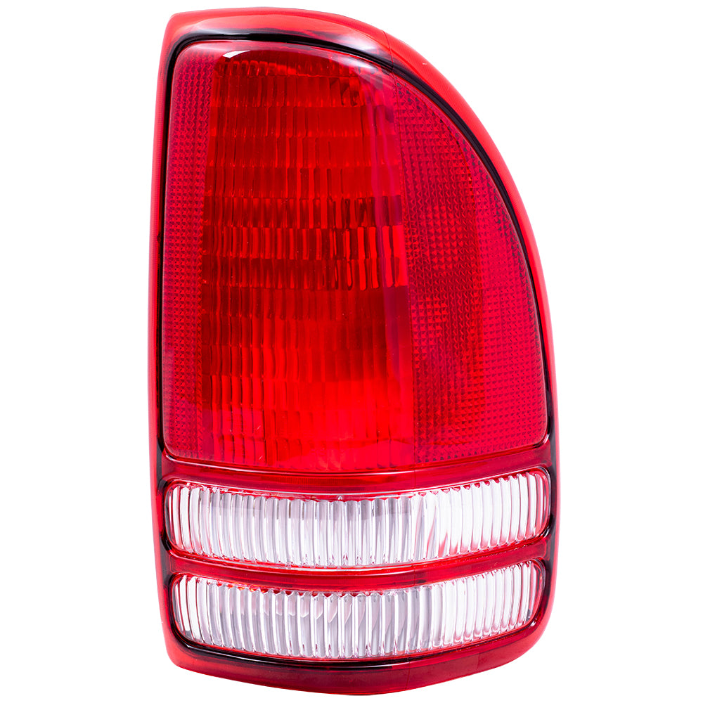 Brock Replacement Passenger Taillight Compatible with 1997-2004 Dakota Pickup Truck 55055112