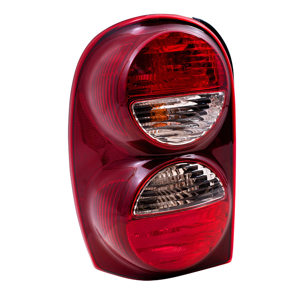 Brock Replacement Driver Tail Light Compatible with 2005-2007 Liberty 55157061AC