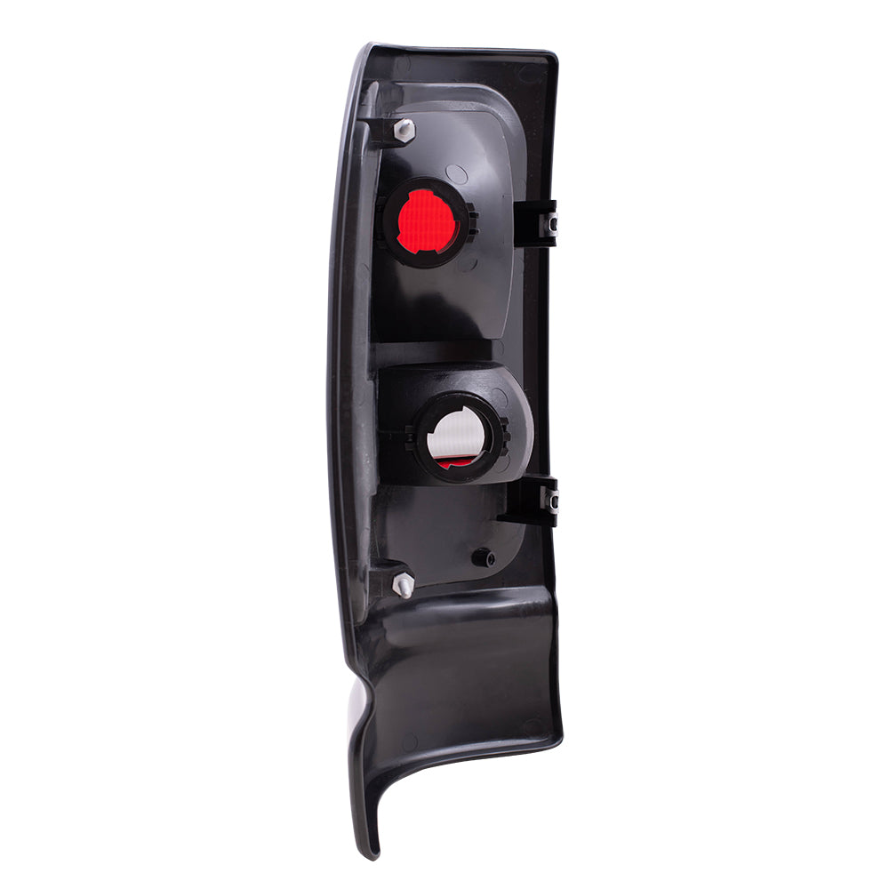 Brock Replacement Passenger Taillight with Black Bezel Compatible with 1994-2001 1500 1994-2002 2500 3500 Pickup Truck 5EK44DX8AC