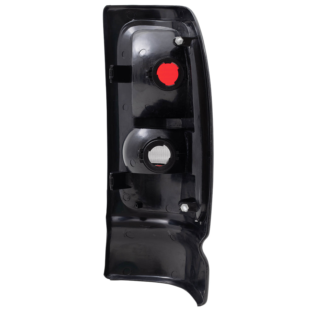 Tail Light for 1994-2001 Ram 1500 Textured Black Bezel for 1994-2002 Ram 2500 55055265AC Left CH2800122