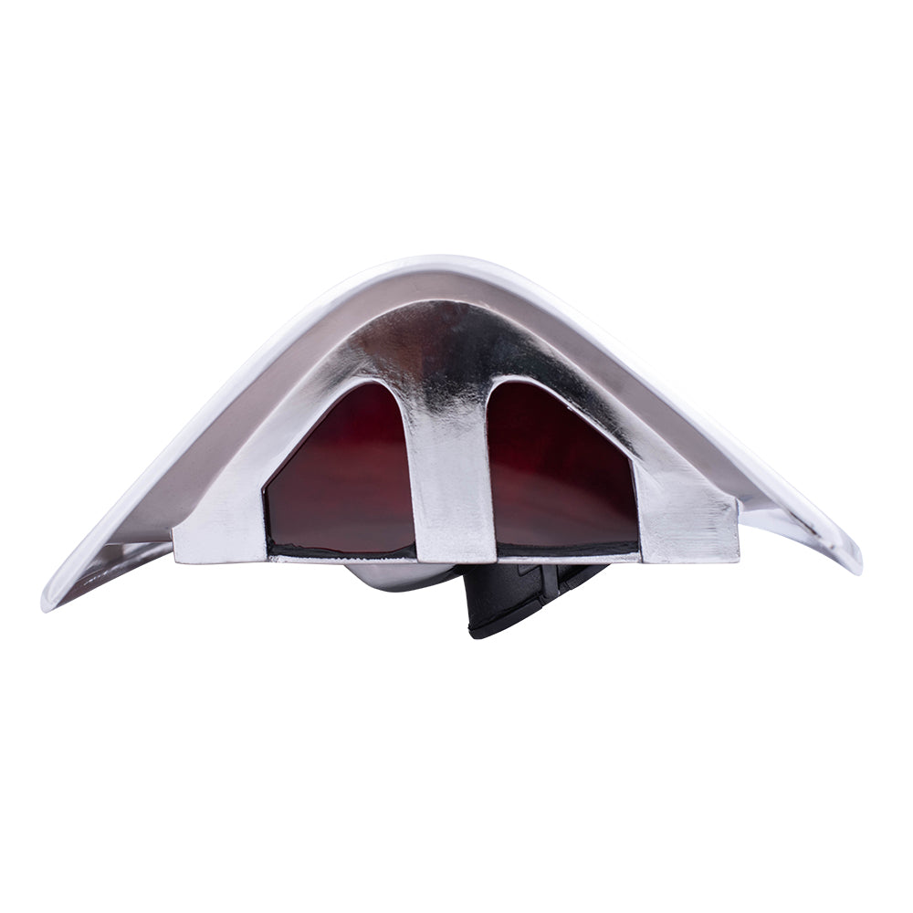 Tail Light for 1989 D100 Chrome Housing w/Chrome Trim for 1981-1993 D150 for 1981-1993 D250 for 1989 W100 4163151 Set CH2808104