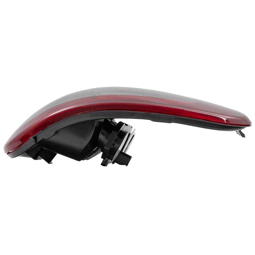 Brock Replacement Driver Taillight with Connector Plate Compatible with 2001-2003 Caravan Grand Caravan Voyager 4857601AH