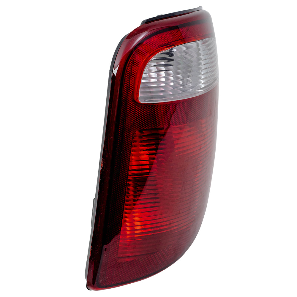 Brock Replacement Passenger Taillight with Connector Plate Compatible with 2001-2003 Caravan Grand Caravan Voyager 4857600AH