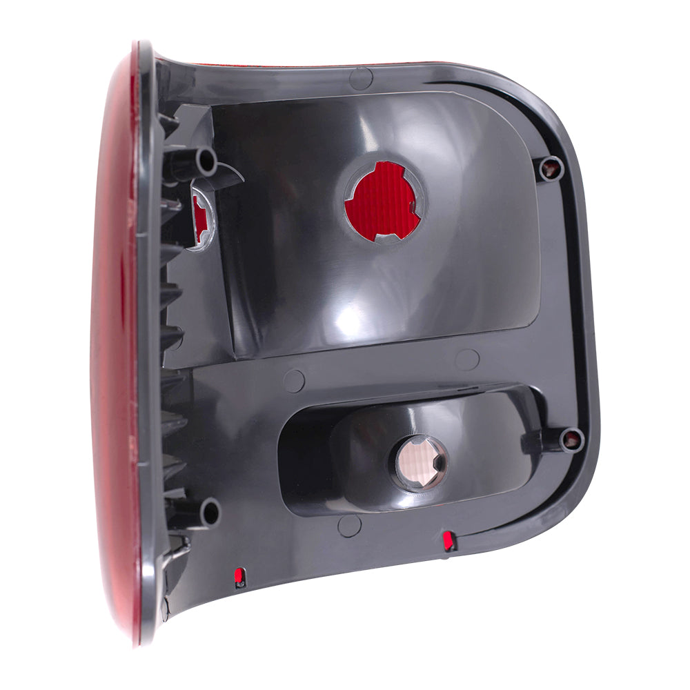 Brock Replacement Set Driver and Passenger Tail Lights Compatible with 1994-2003 B Series Van 4882685 4882684