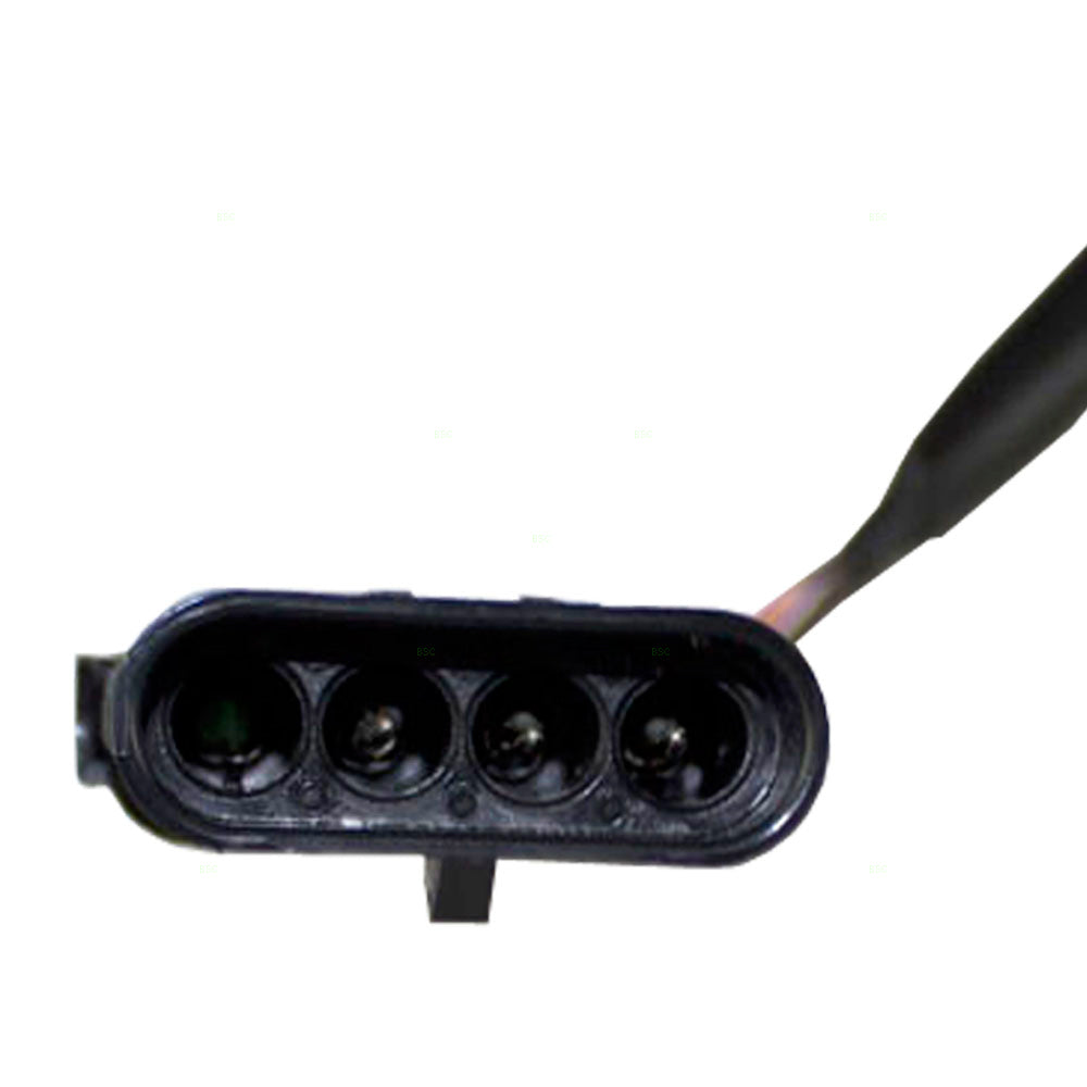 Brock Replacement Passenger Tail Light with Flat Female Connector Compatible with 1991-1995 Wrangler 1997 Wrangler 56018648