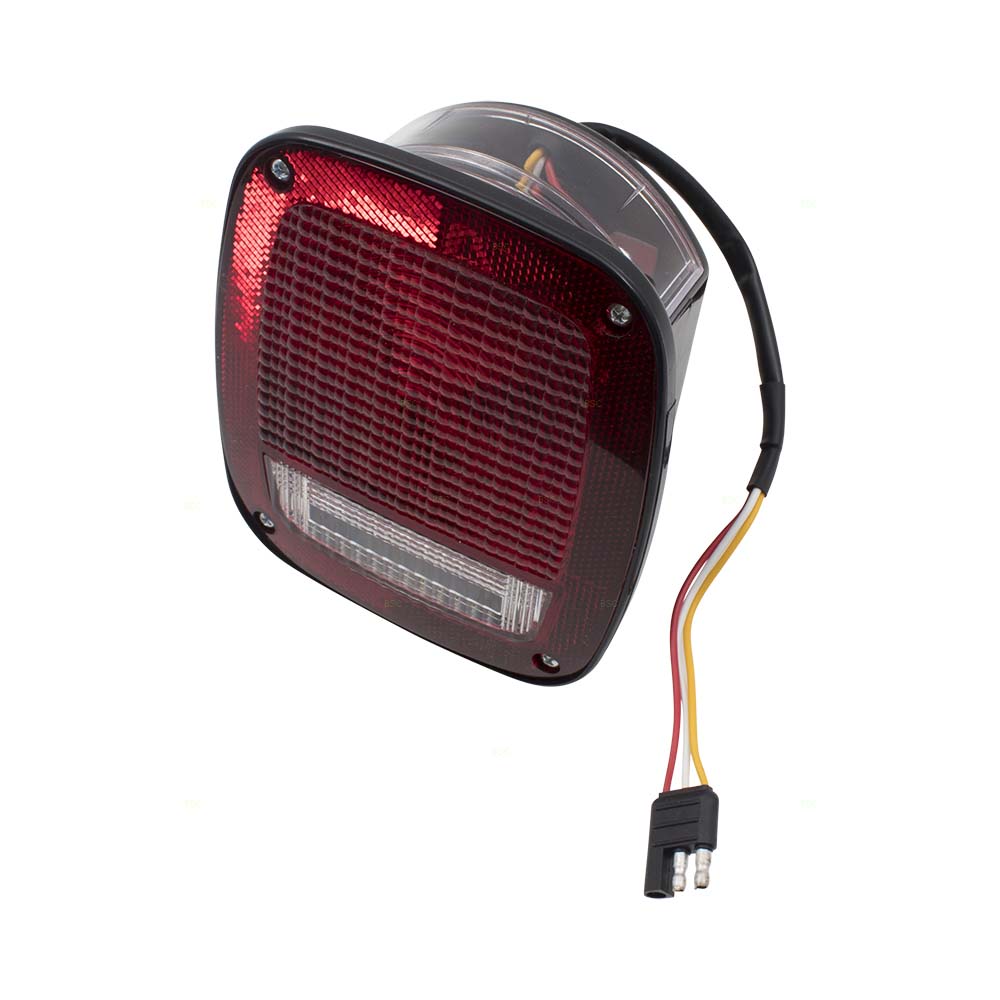 Brock Replacement Driver Tail Light Compatible with 1976-1980 CJ Series J5457197