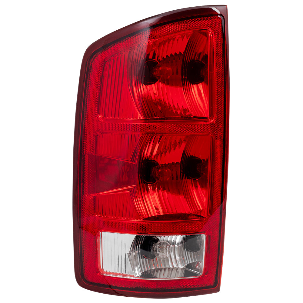 Brock Replacement Driver Tail Light with Circuit Board Compatible with 2002-2006 Pickup Truck 55077347AF