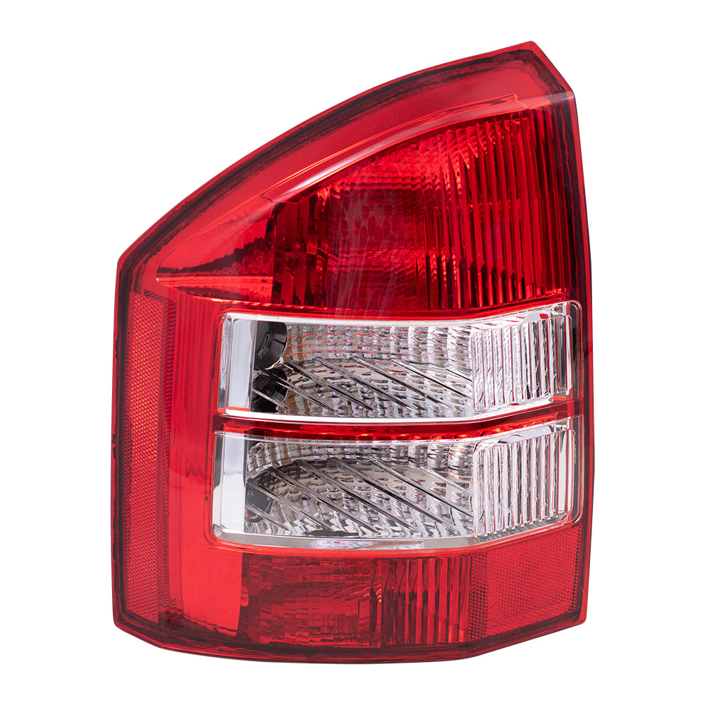 Brock Replacement Driver Tail Light Compatible with 2007-2010 Compass 5303879AD