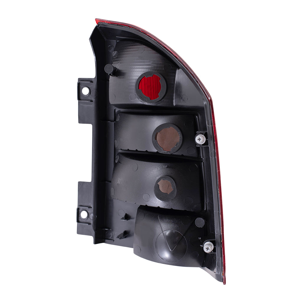 Brock Replacement Driver Tail Light Compatible with 2007-2010 Compass 5303879AD