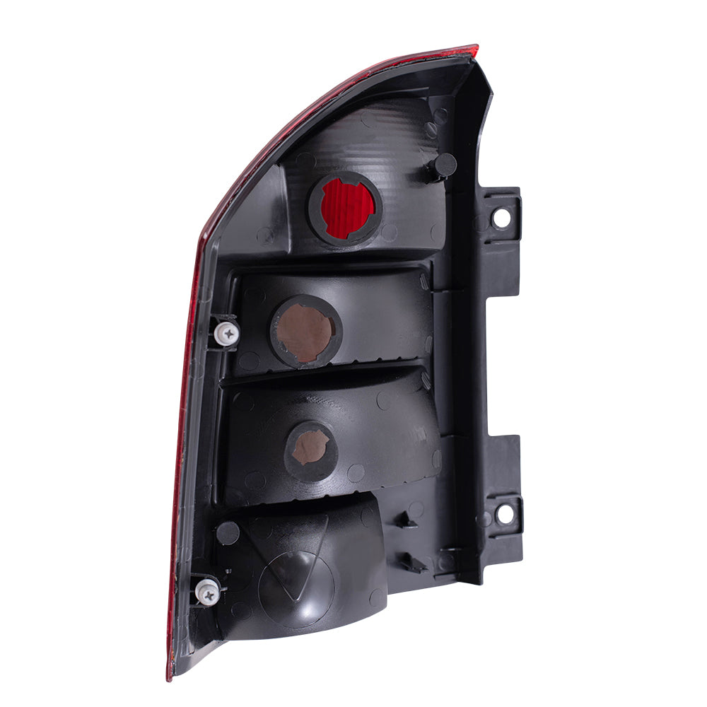 Brock Replacement Passenger Tail Light Compatible with 2007-2010 Compass 5303878AD