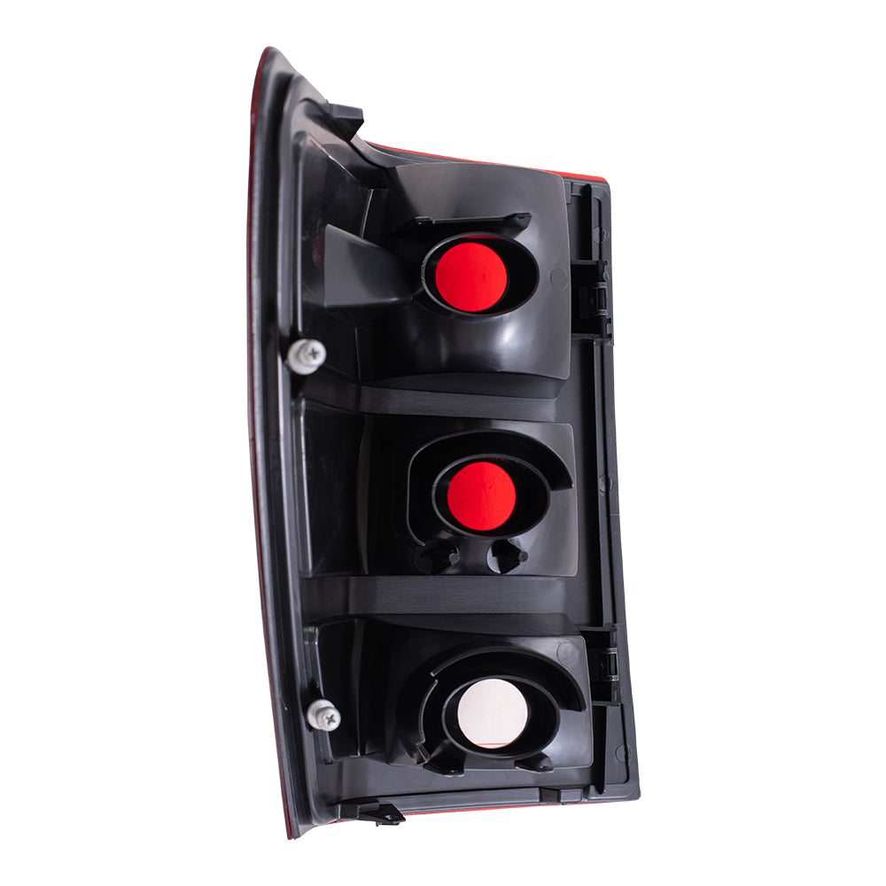 Brock Replacement Passenger Tail Light Compatible with 2005-2006 Grand Cherokee 55156614AE