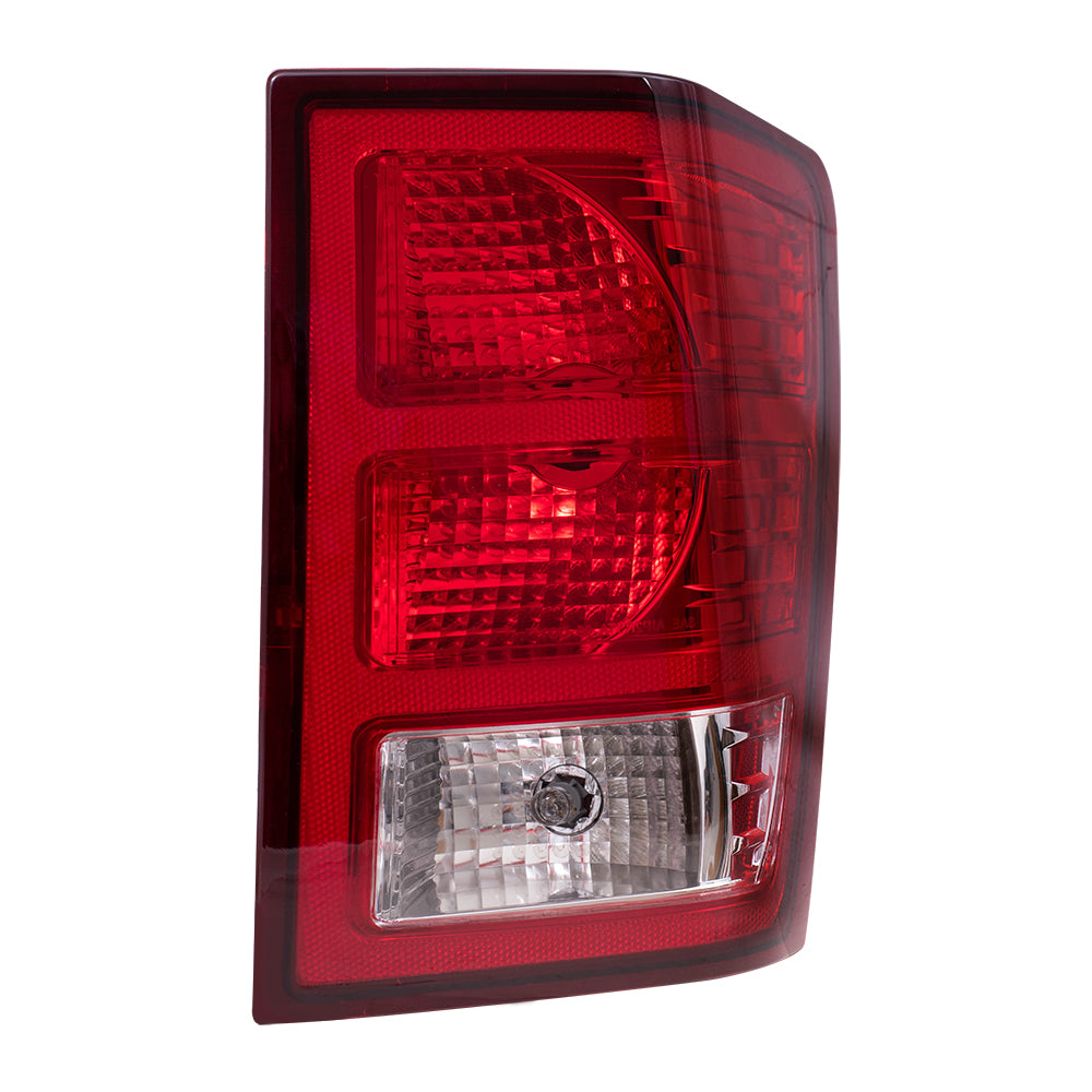 Brock Replacement Passenger Tail Light Compatible with 2007-2010 Grand Cherokee 55079012AC