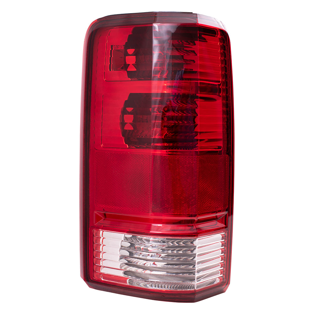 Brock Replacement Driver Tail Light Compatible with 2007-2011 Nitro 55157151AG