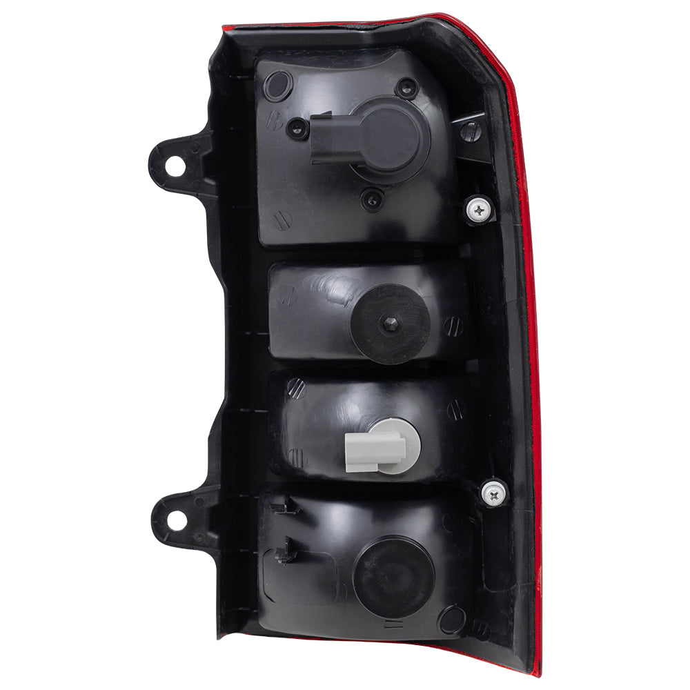 Brock Replacement Driver Tail Light Compatible with 2008-2017 Patriot 5160365AE 5160365AC 5160365AE