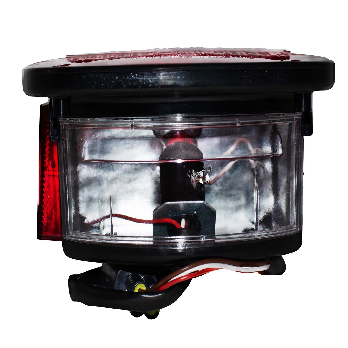 Brock Replacement Driver Tail Light Lens with Square Connector Compatible with 1998-2006 Wrangler 56018649AD