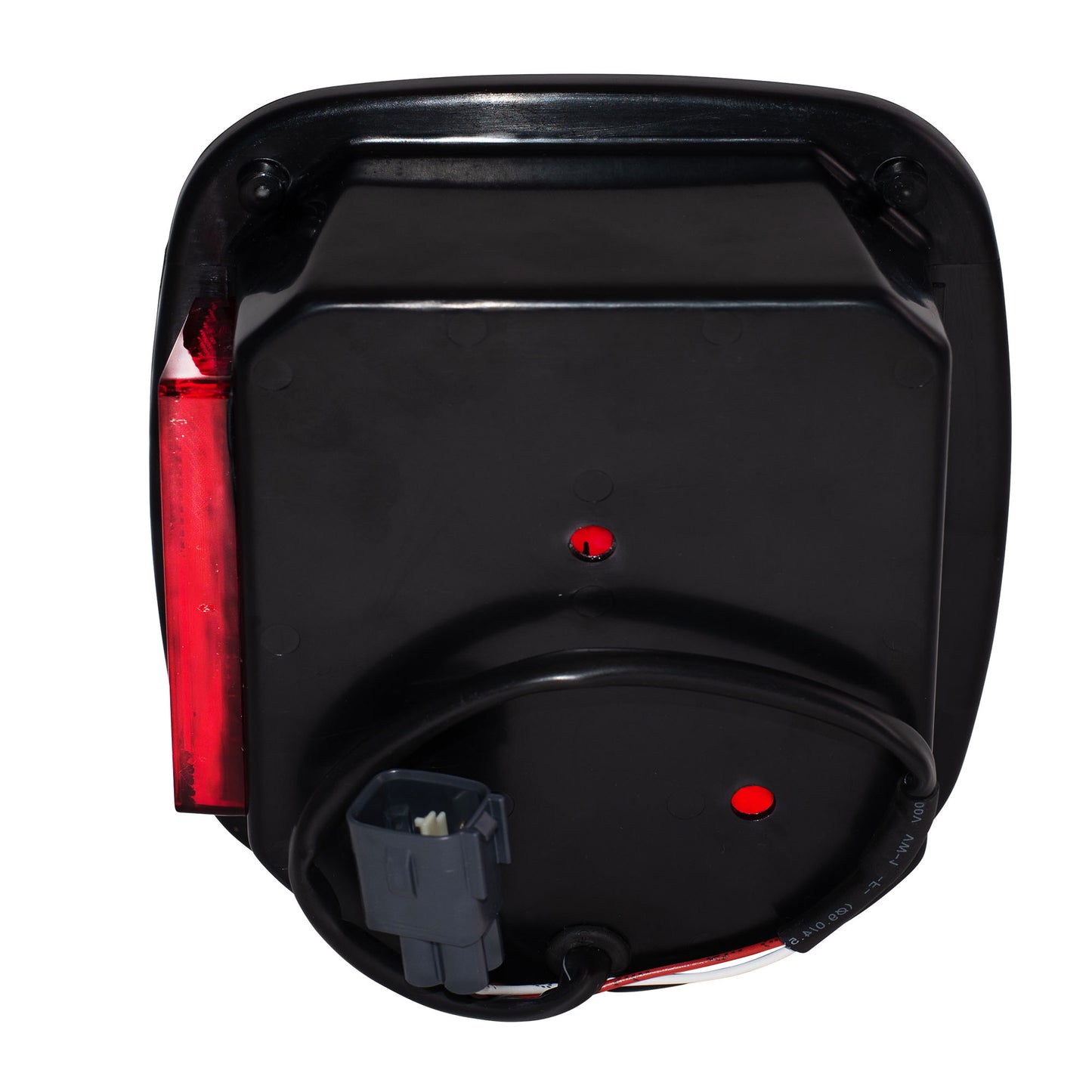 Brock Replacement Passenger Tail Light Lens with Square Connector Compatible with 1998-2006 Wrangler 56018648AD