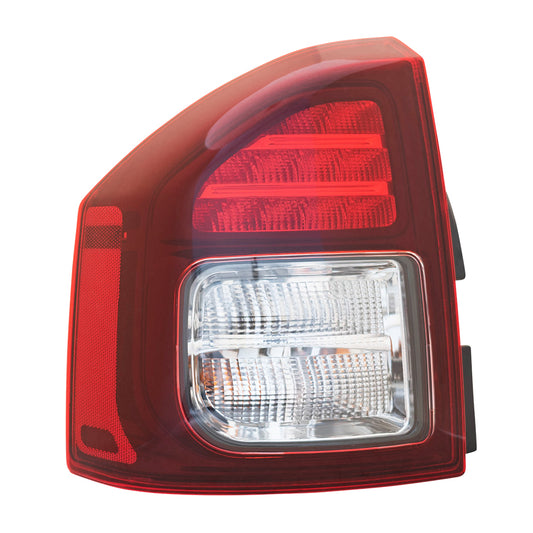 Brock Aftermarket Replacement Driver Left Combination Tail Light Assembly Compatible With 2014-2017 Jeep Compass