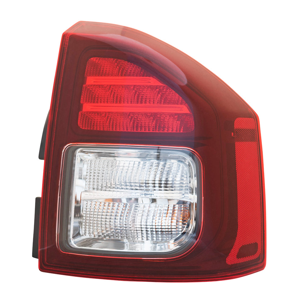 Brock Aftermarket Replacement Passenger Right Combination Tail Light Assembly Compatible With 2014-2017 Jeep Compass