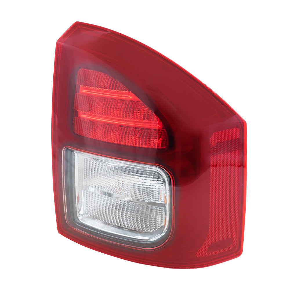 Brock Aftermarket Replacement Passenger Right Combination Tail Light Assembly Compatible With 2014-2017 Jeep Compass