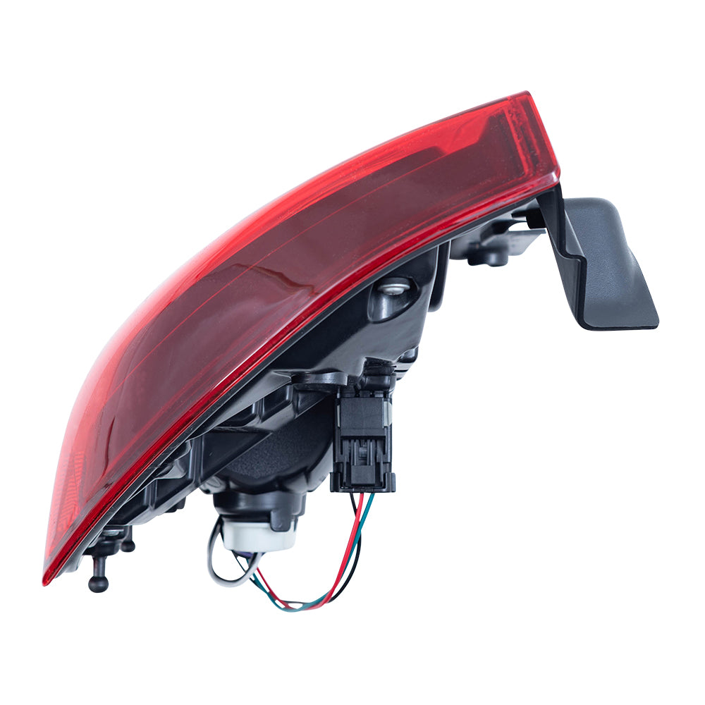 Brock Aftermarket Replacement Passenger Right Combination Tail Light Assembly Compatible With 2014-2017 Jeep Compass