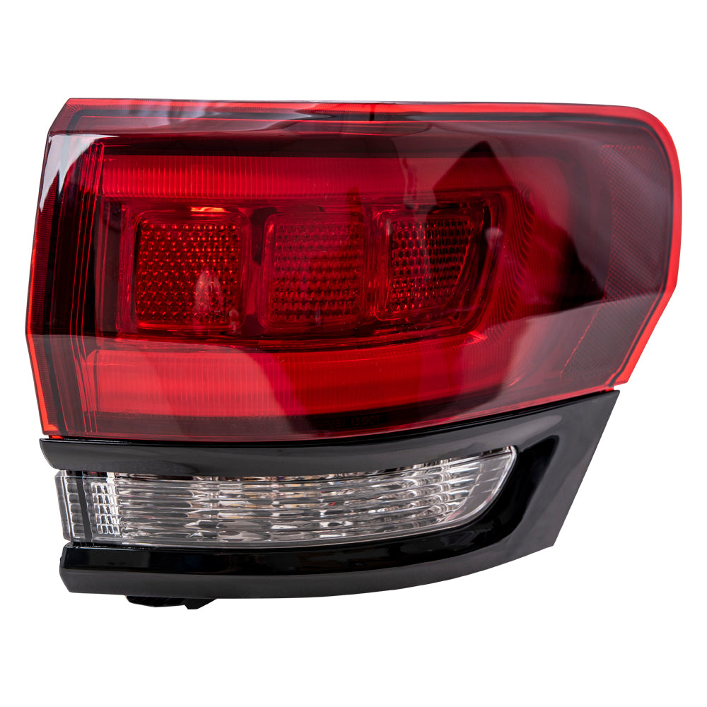 Brock Replacement Driver and Passenger Side Tail Light Assemblies Quarter Mounted Compatible with 2014-2021 Jeep Grand Cherokee SRT/ 2014-2021 Trackhawk