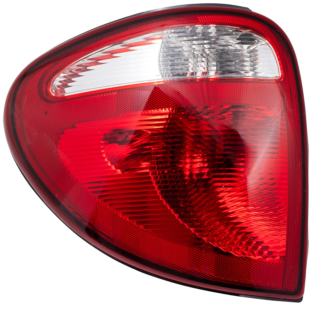Brock Replacement Driver Tail Light Compatible with 2004-2007 Caravan Town & Country 68241335AA