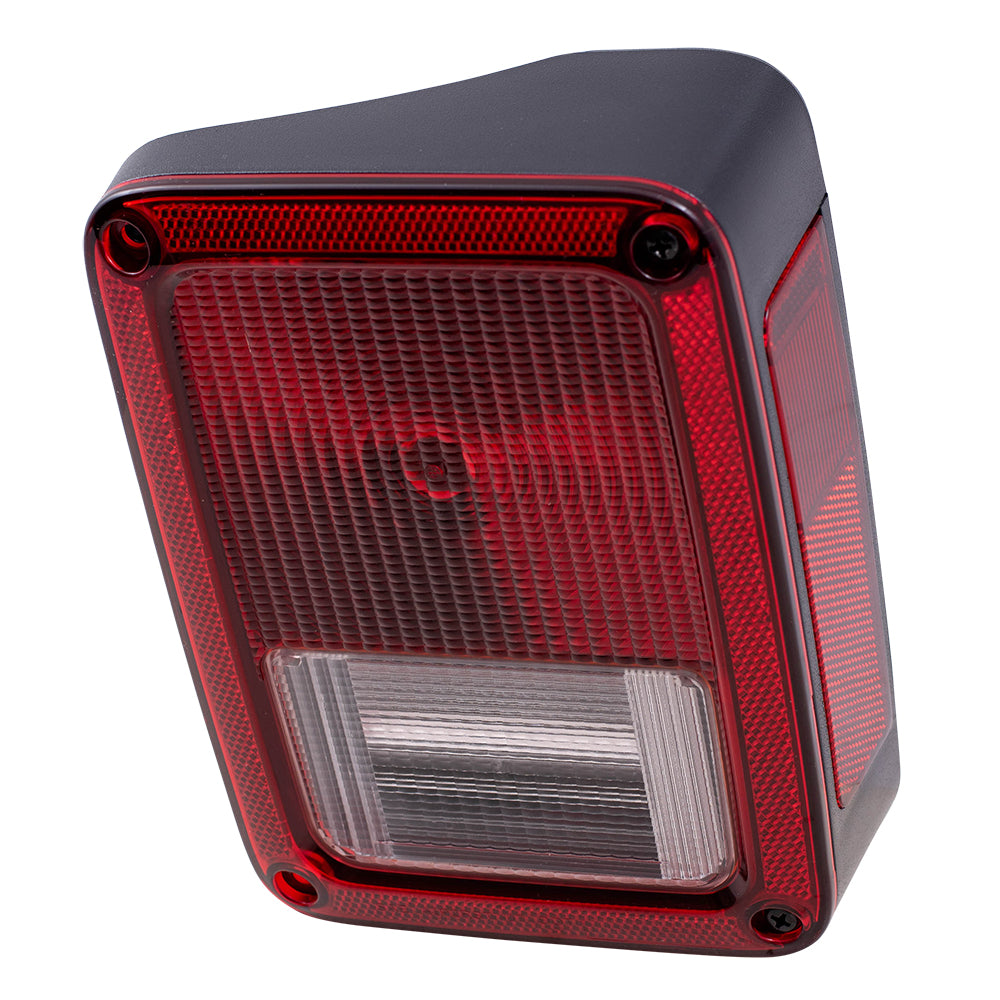 Brock Replacement Passenger Tail Light Compatible with 2007-2017 Wrangler 2018 Wrangler JK 55077890AH CH2801177
