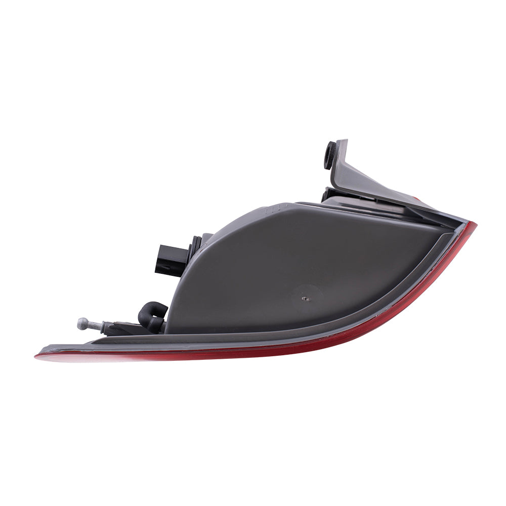 Brock Replacement Driver Quarter Panel Mounted Tail Light Compatible with 2011-2013 Grand Cherokee 55079421AG