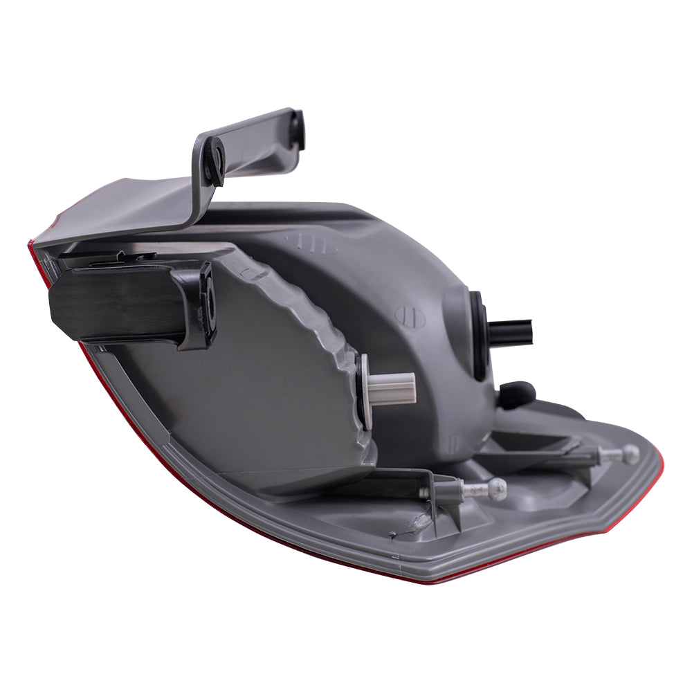 Brock Replacement Driver Quarter Panel Mounted Tail Light Compatible with 2011-2013 Grand Cherokee 55079421AG